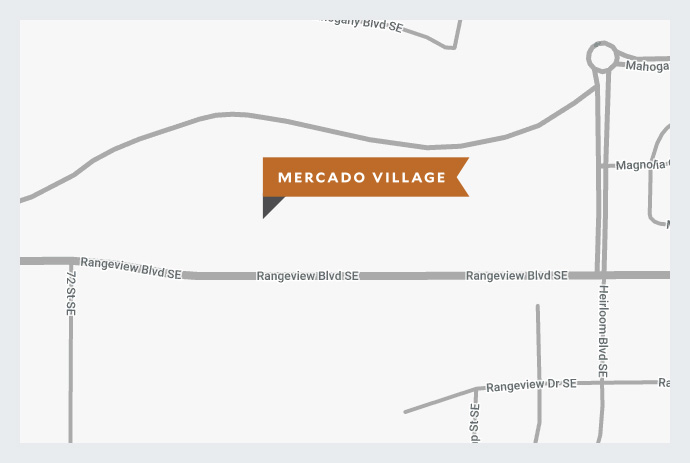 Map illustration of Mercado Village