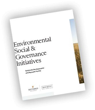 Section 23 Environmental, Social & Governance Initiative Brochure booklet